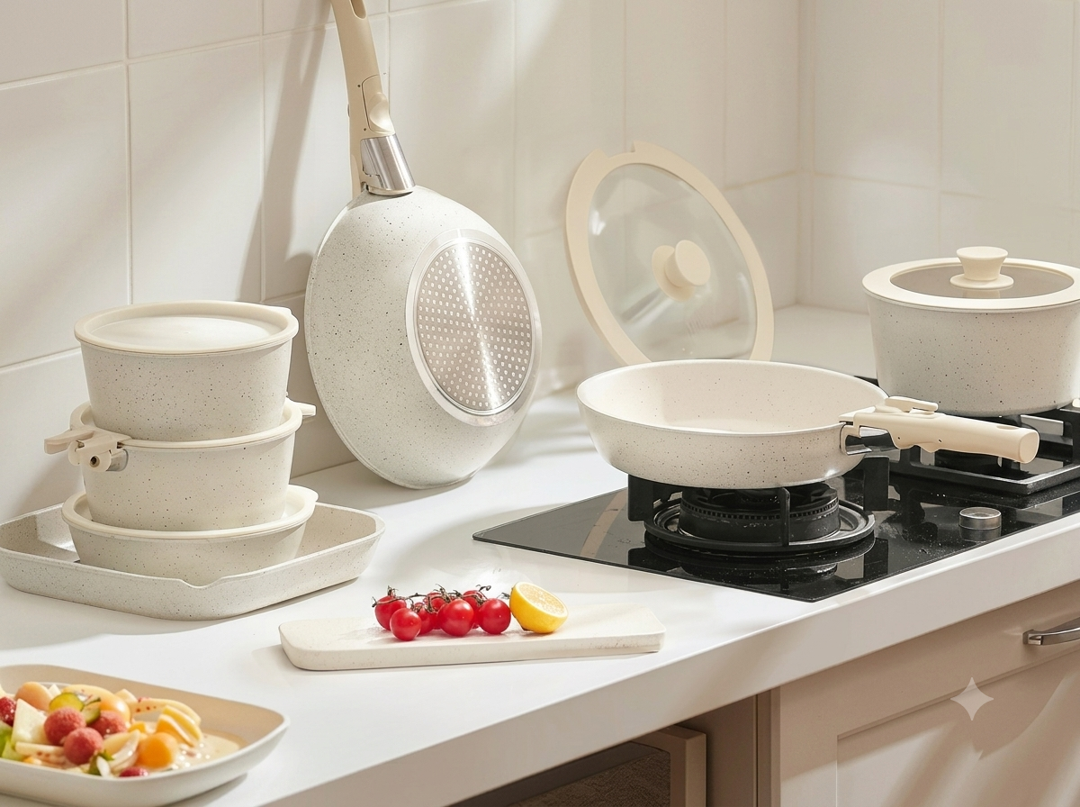Space saver: Cook wear set