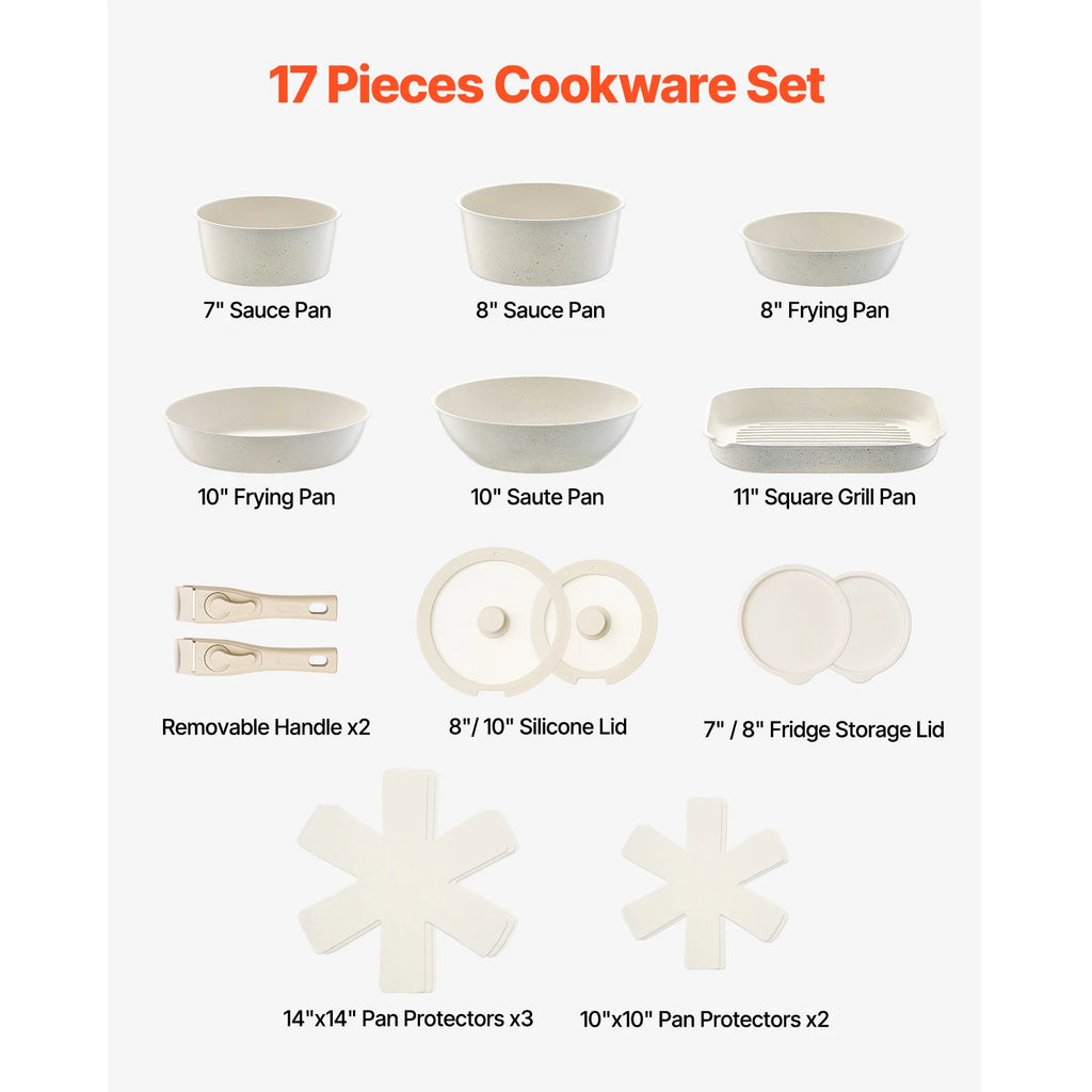 Space saver: Cook wear set