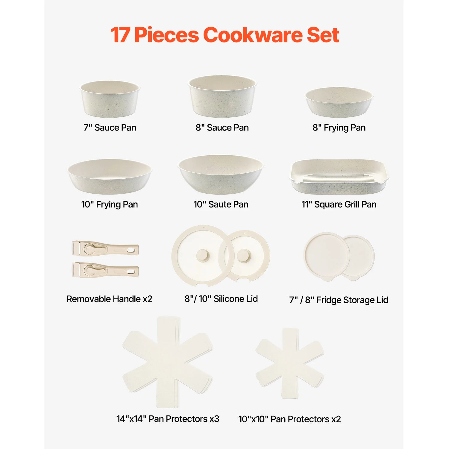Space saver: Cook wear set